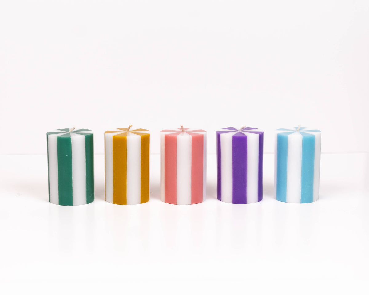 YOD&CO - YOD&CO Kerze Stripe Säule S