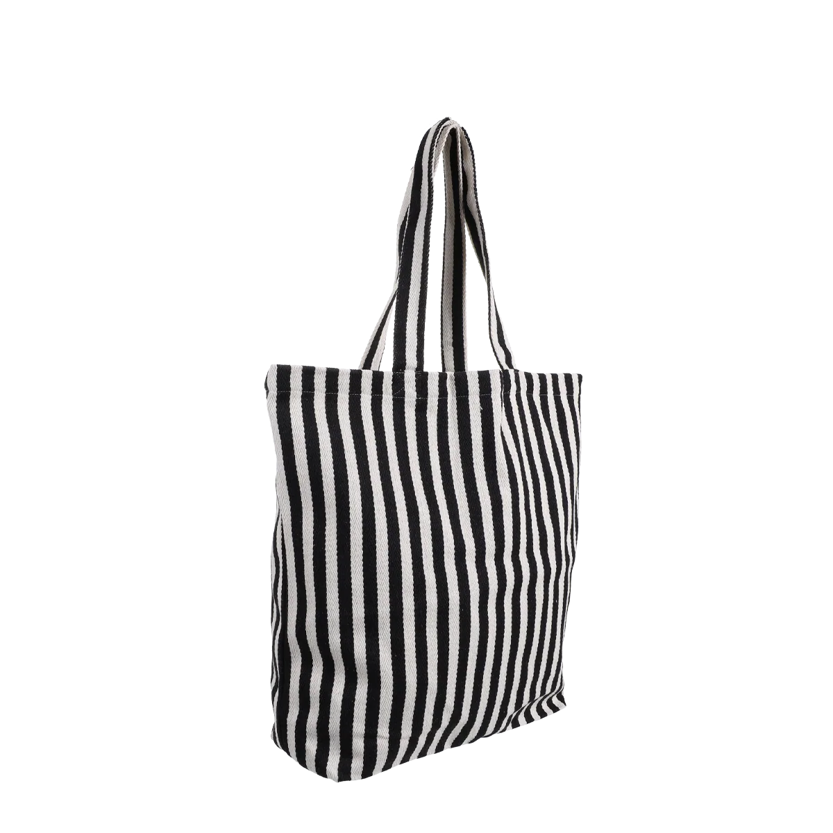Cotton Bag Shopper Streifenmuster Natur