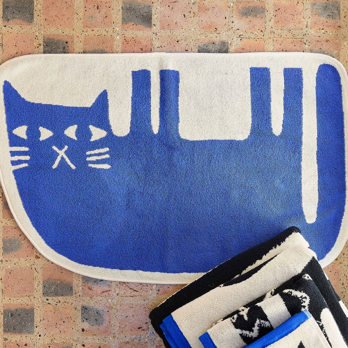 Donna Wilson - Badematte "Faule Katze "