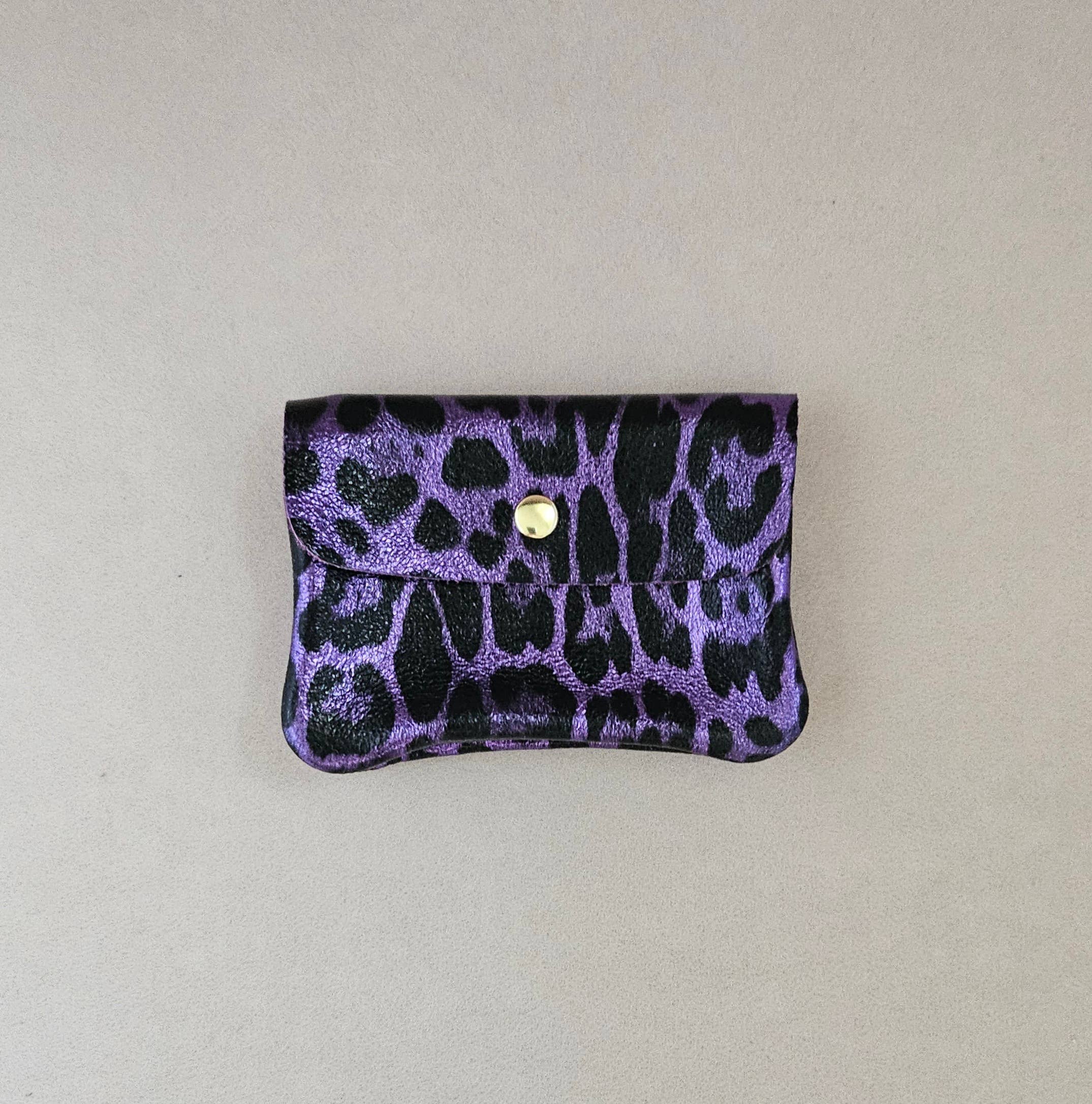 Leder Geldbörse mit 2 Fächern LEO Design