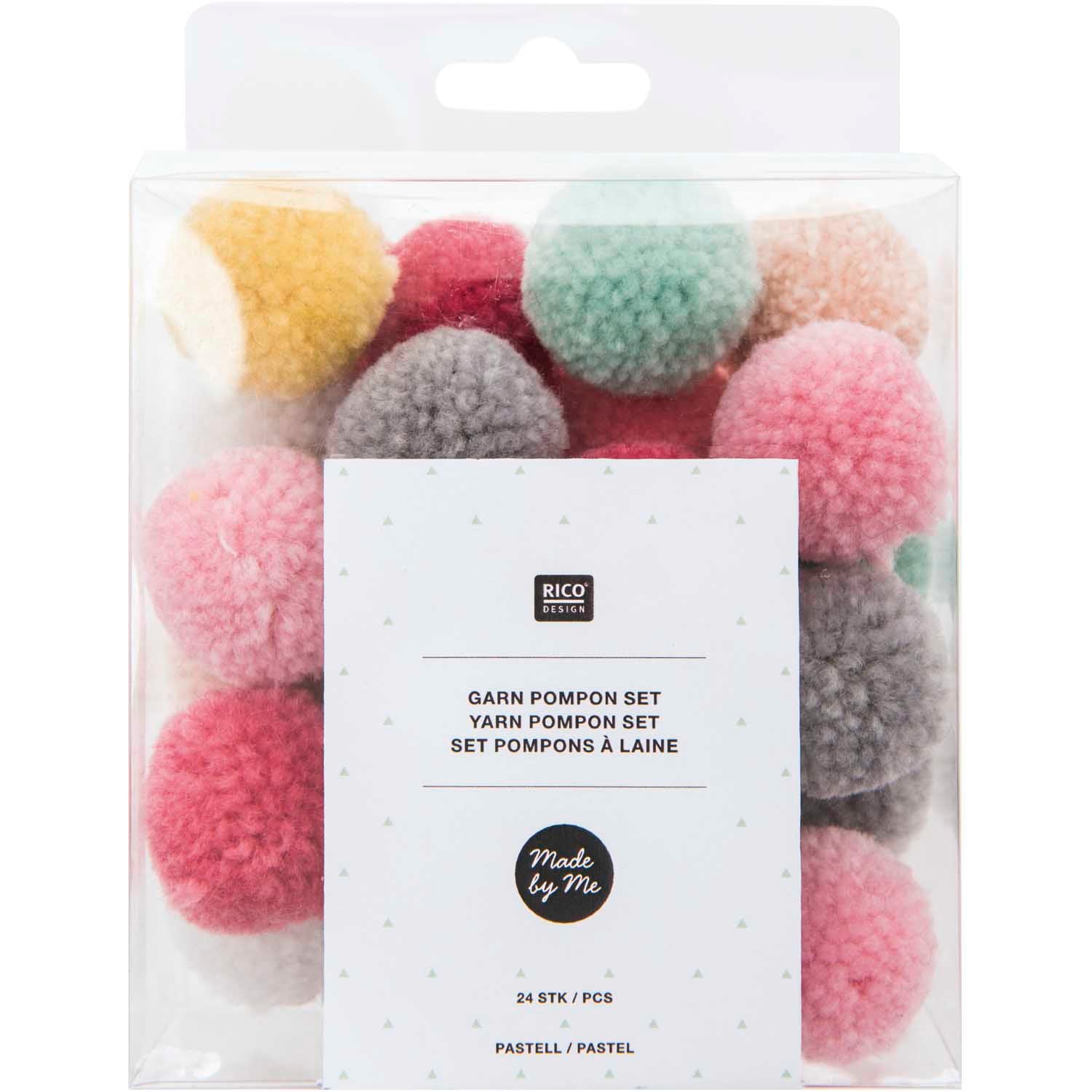 Garn Pompons 'Pastell Mix' Rico Design
