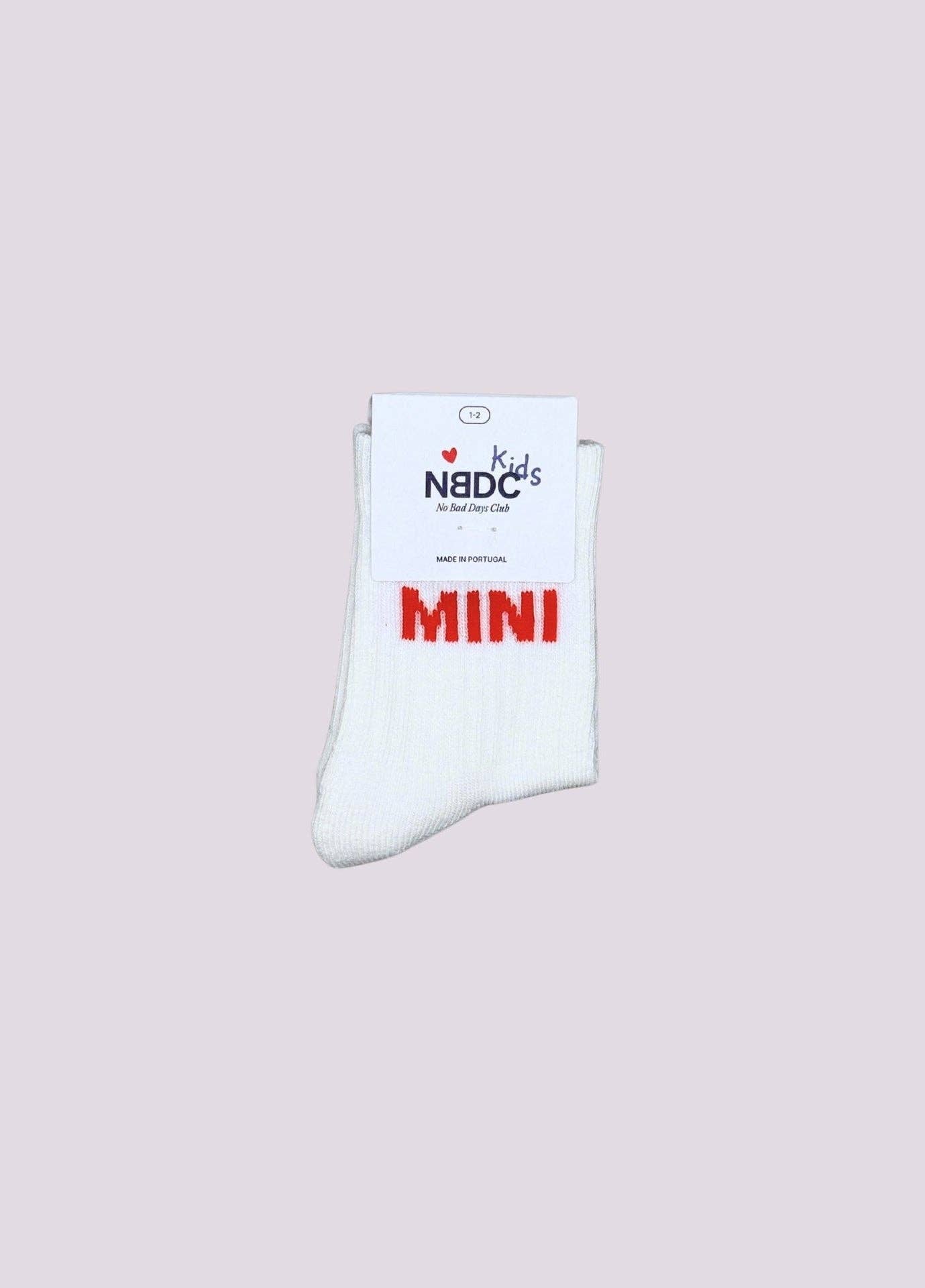 MINI SOCKEN | ROT No Bad Days Club