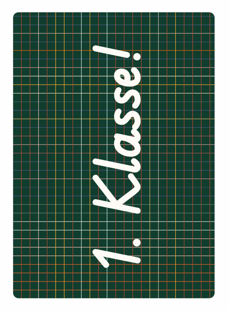 Postkarte '1. Klasse' Life is delicious