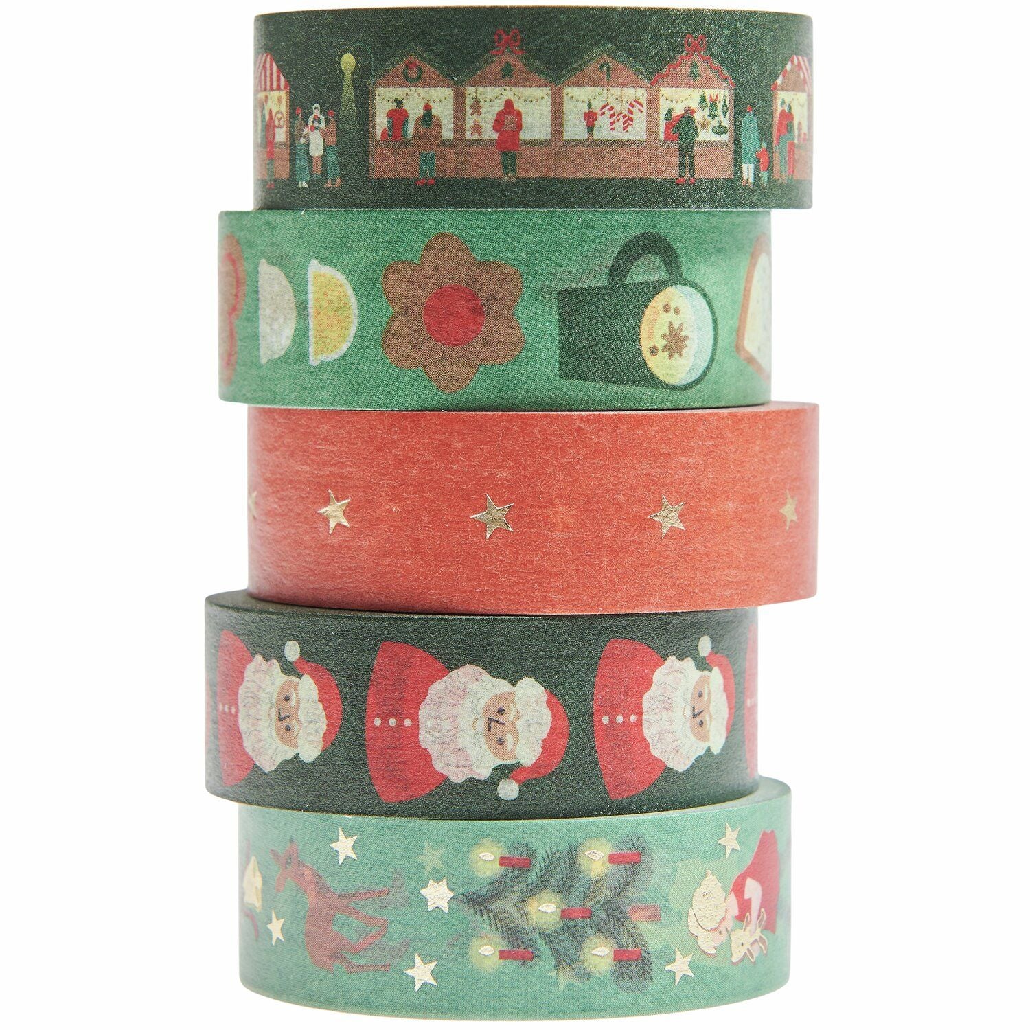 PAPER POETRY Tape Set 'Weihnachtsmarkt Classic'