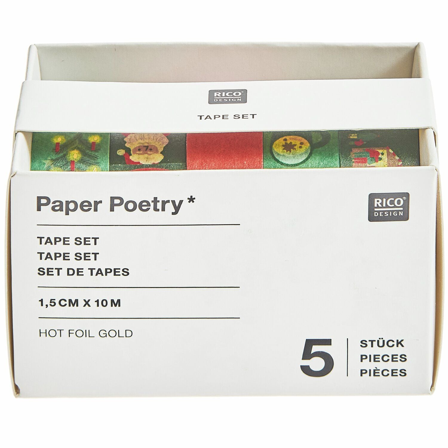 PAPER POETRY Tape Set 'Weihnachtsmarkt Classic'