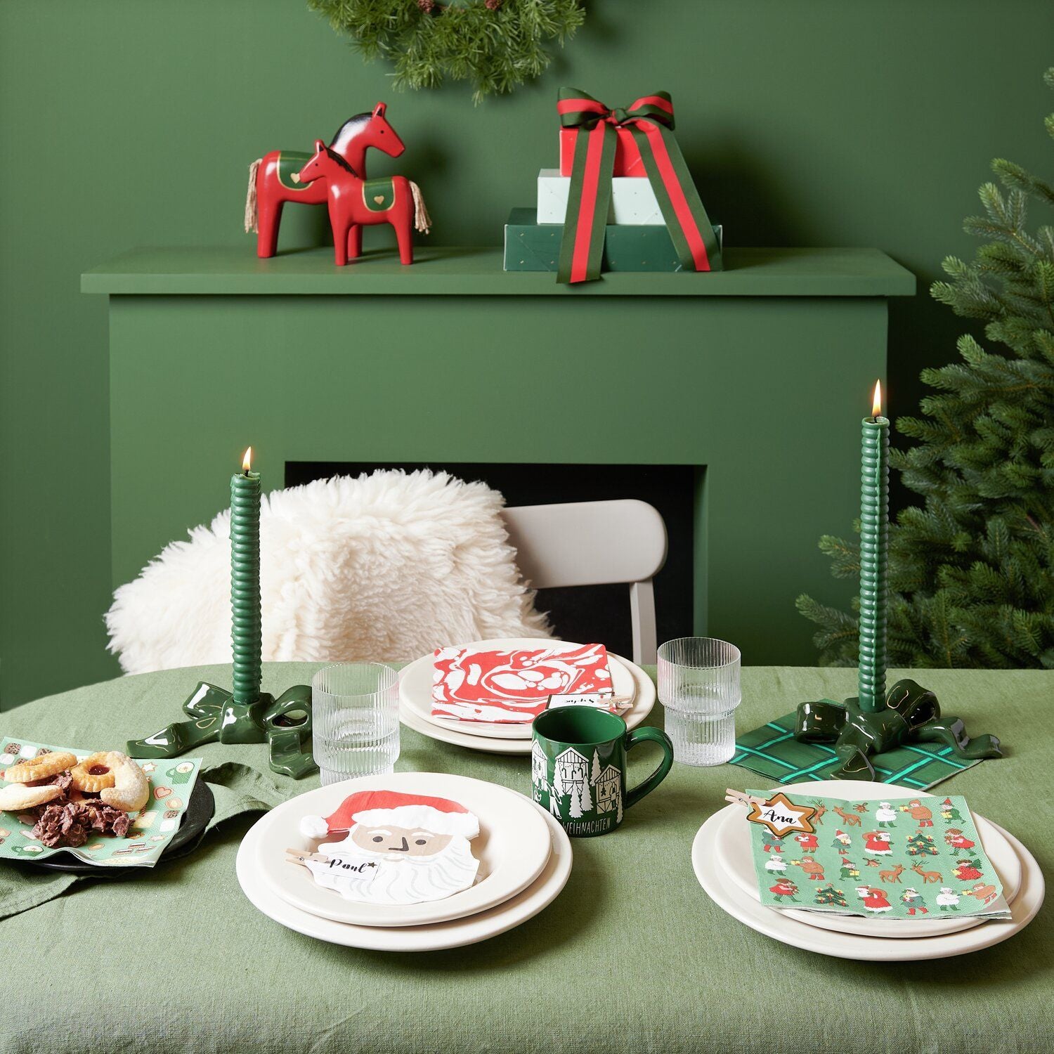 Rico Design Servietten 'Weihnachtsmann 20 Stück'