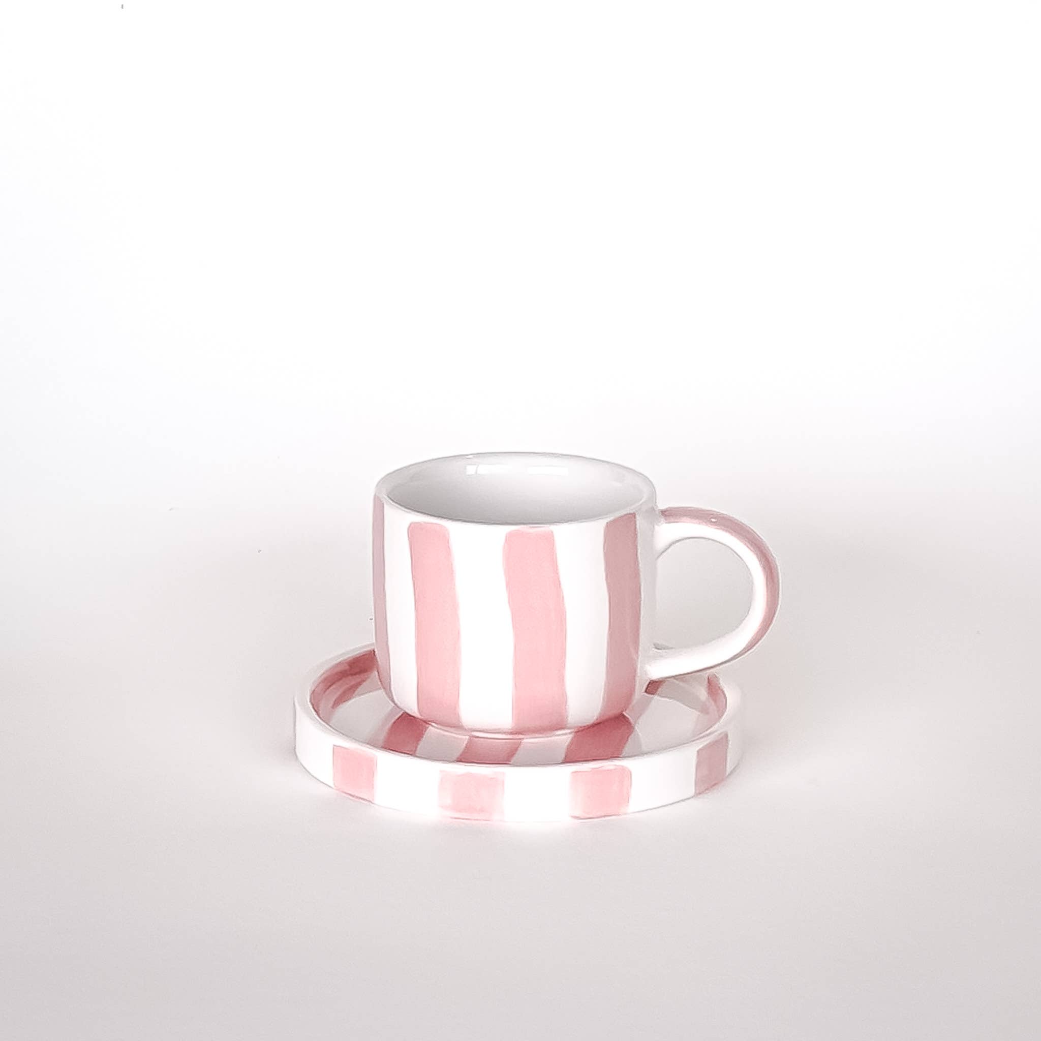 Espresso Stripes - incanto rose (2er Set - 4 Teile)