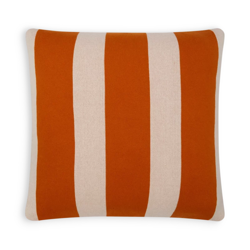 Sophie Home Kissen-/Kissenbezug aus Baumwollstrick 'Enkel Burnt Orange'