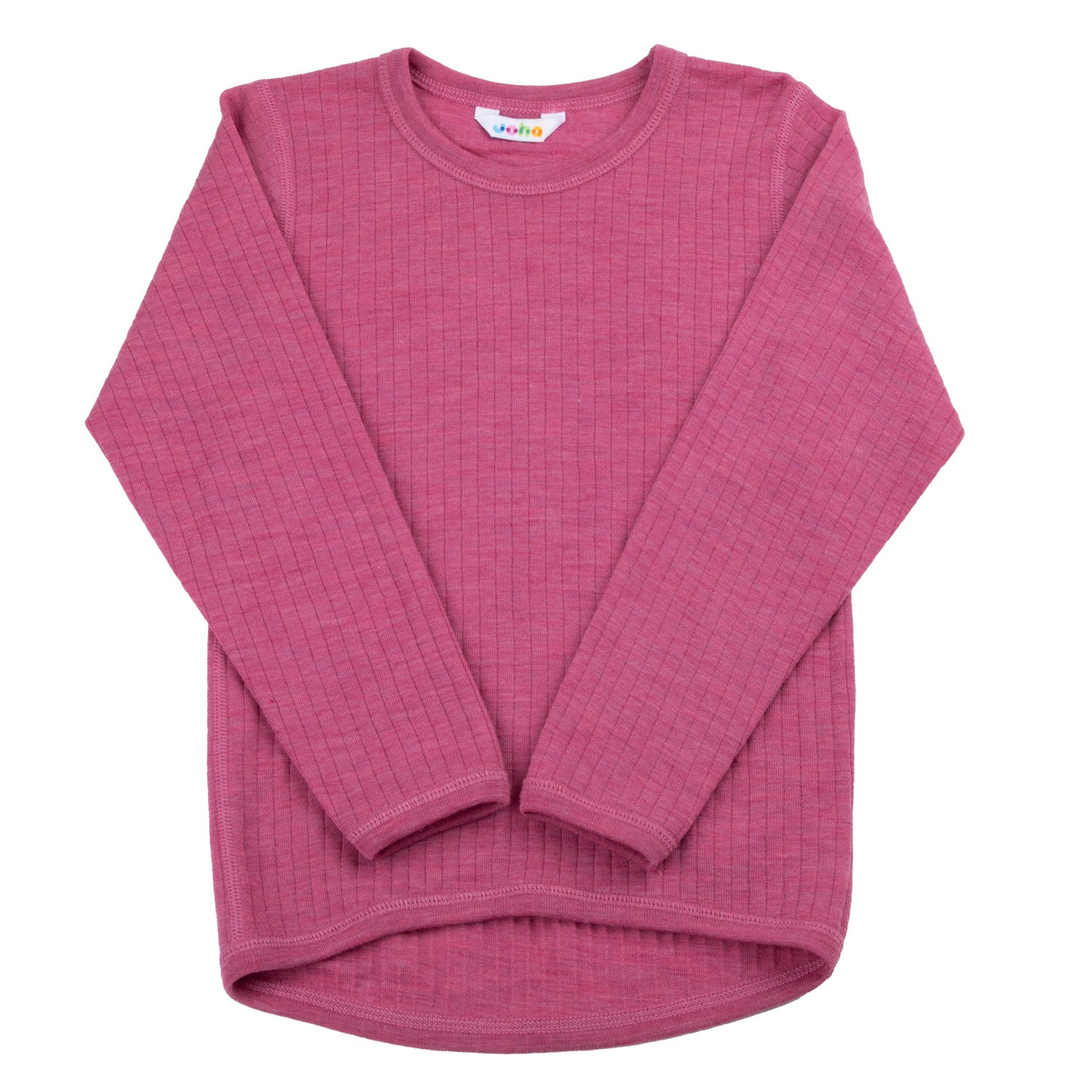 Joha Longsleeve Merinowolle  'himbeere' pink