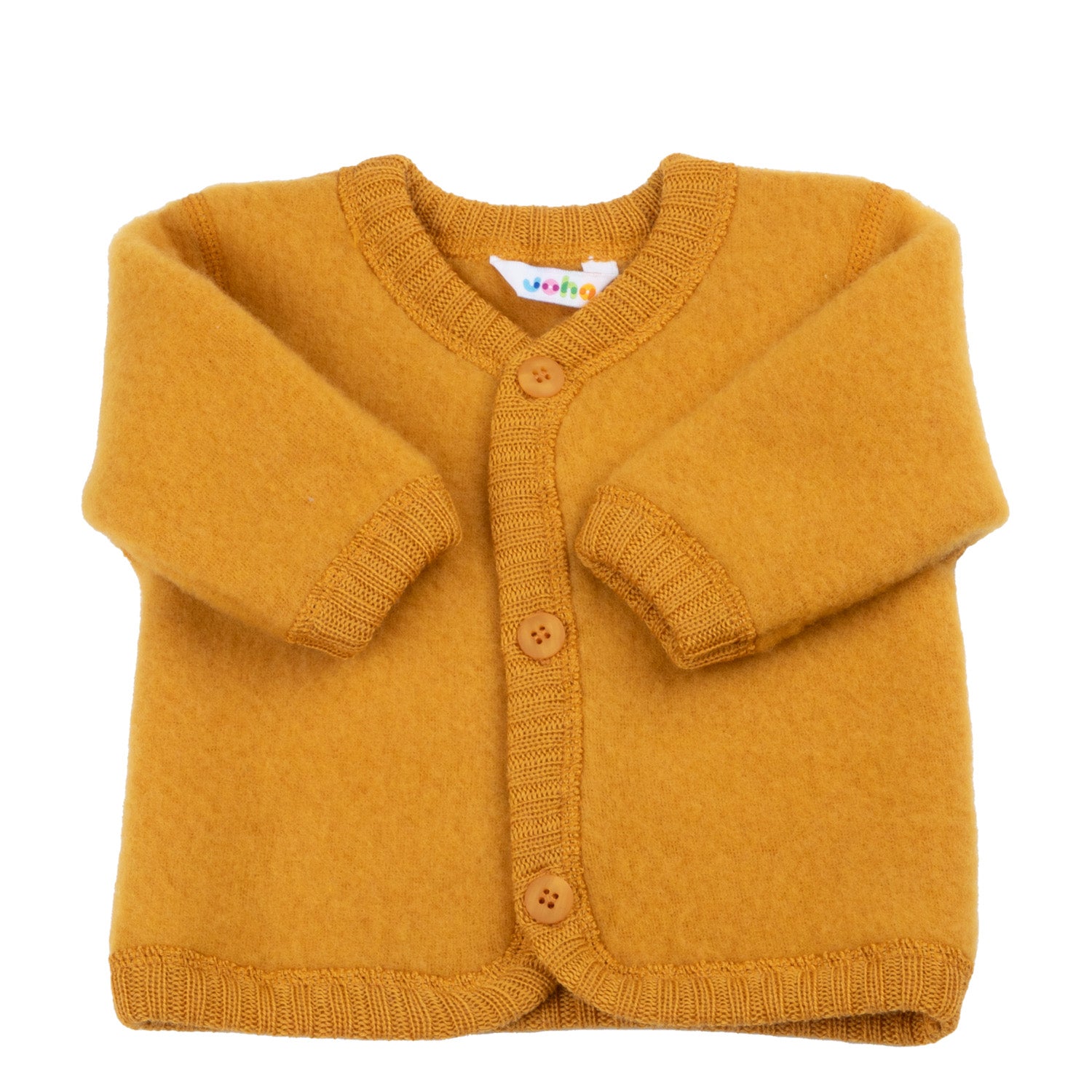 Joha Wollfleece Jacke senf