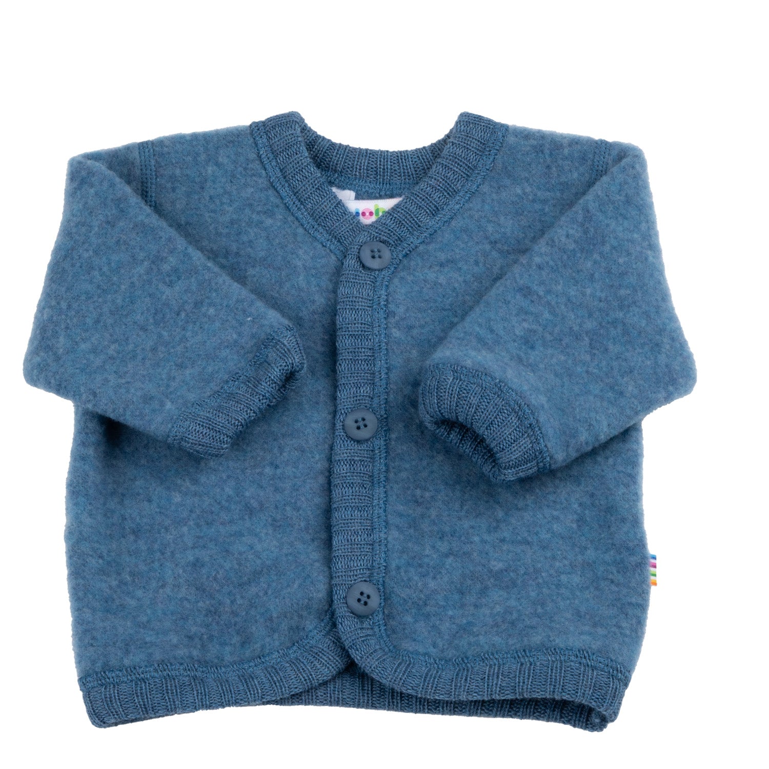 Joha Wollfleece Jacke denim blau