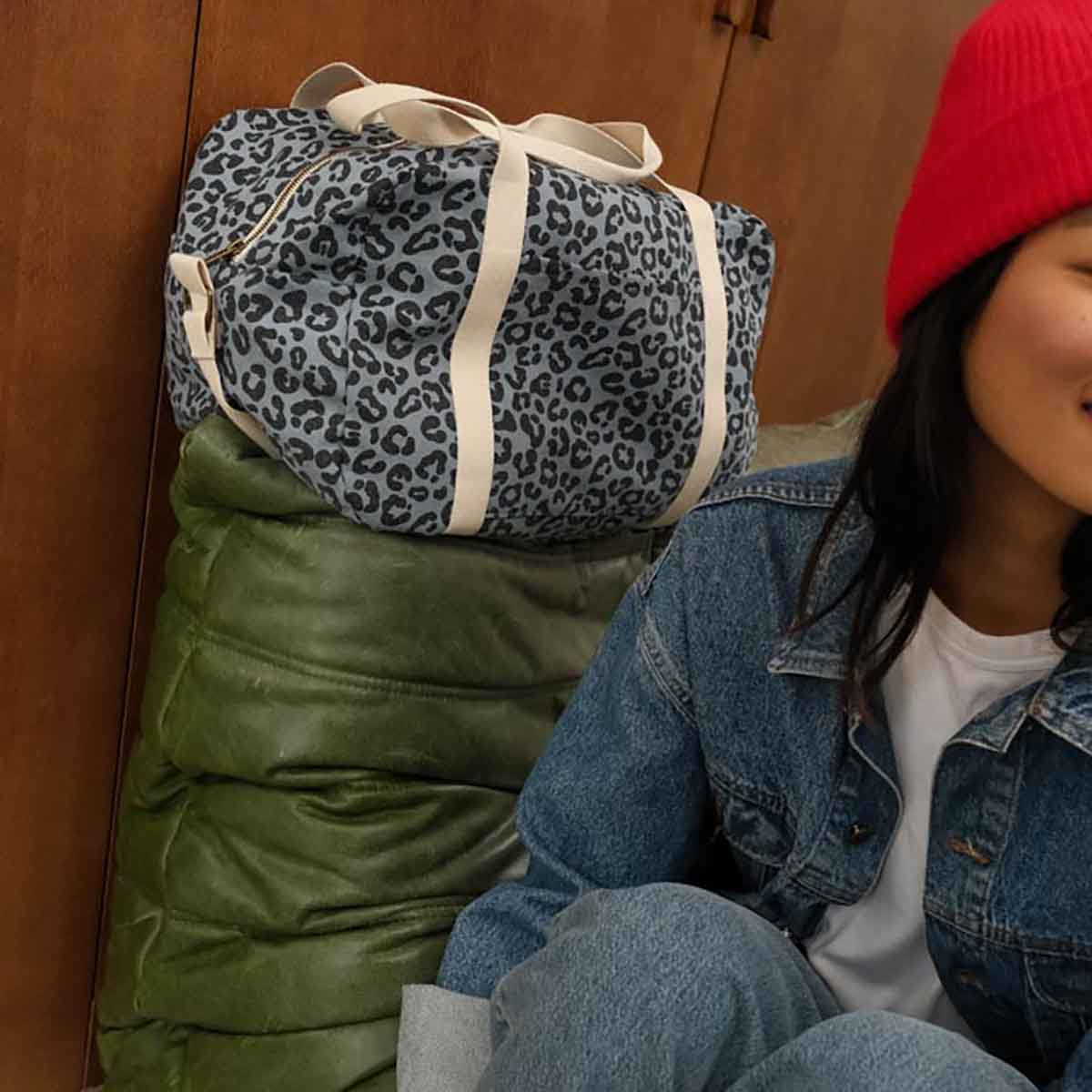 Rose in April WICKELTASCHE - WOCHENENDTASCHE RAPHAEL GRAOU BLUE SKY