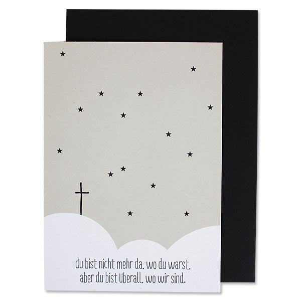 Klappkarte Trauer „Du bist nicht mehr…“ AvaundYves