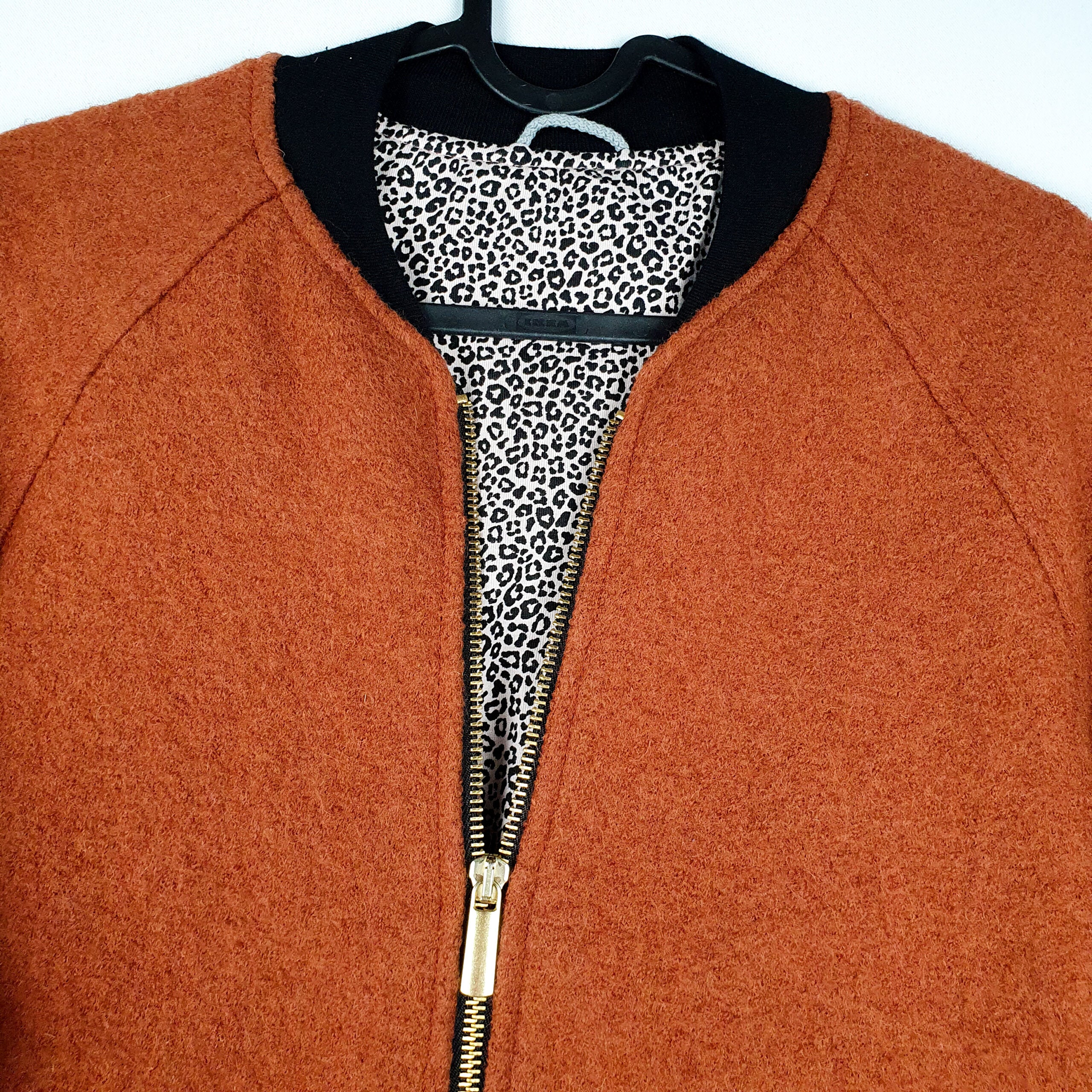 Bomberjacke Wollwalk rostrot/Minileo