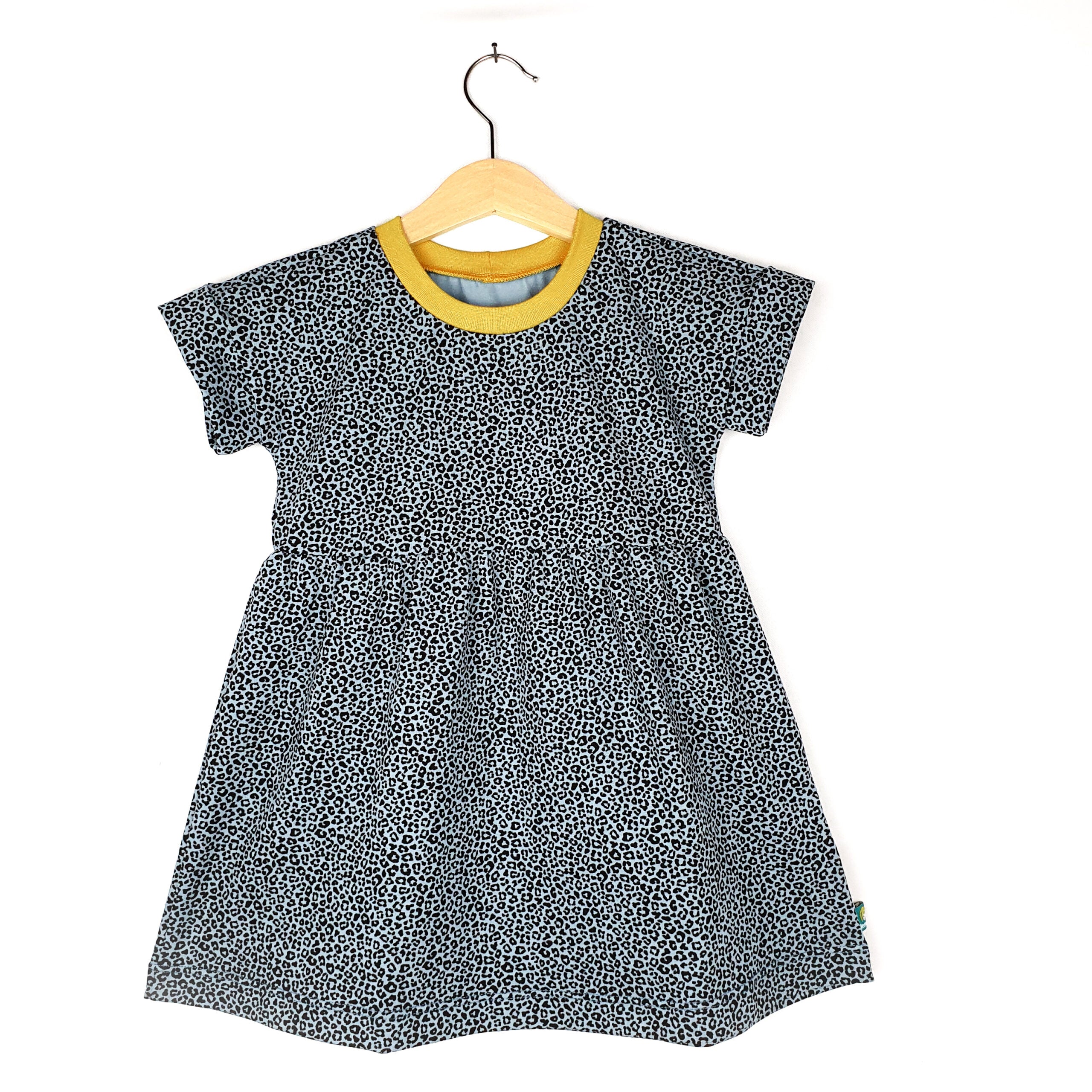 Passenkleid kurzarm Minileo blau