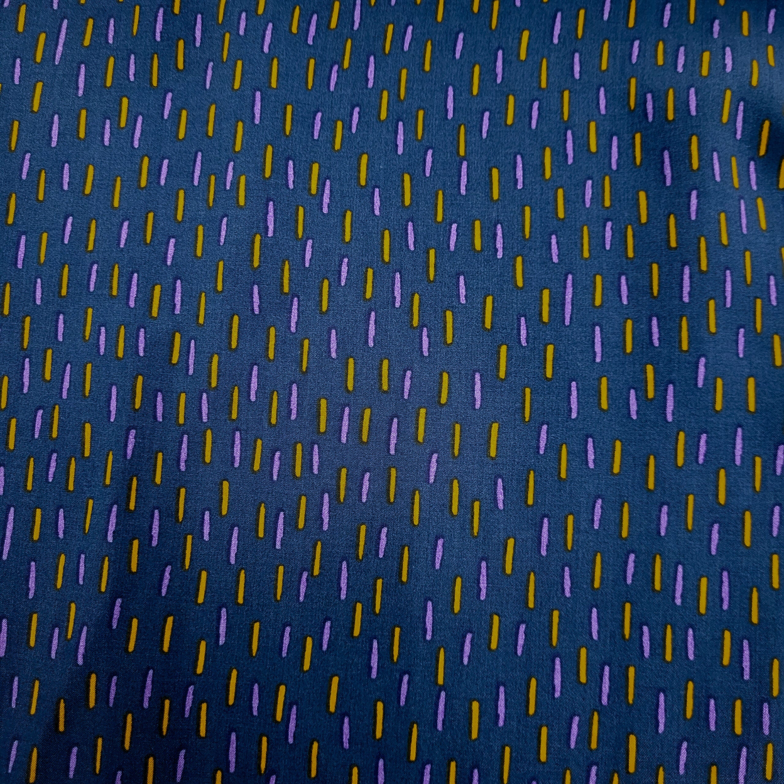 Viskoserock 'Stippchen flieder rost' Midilänge