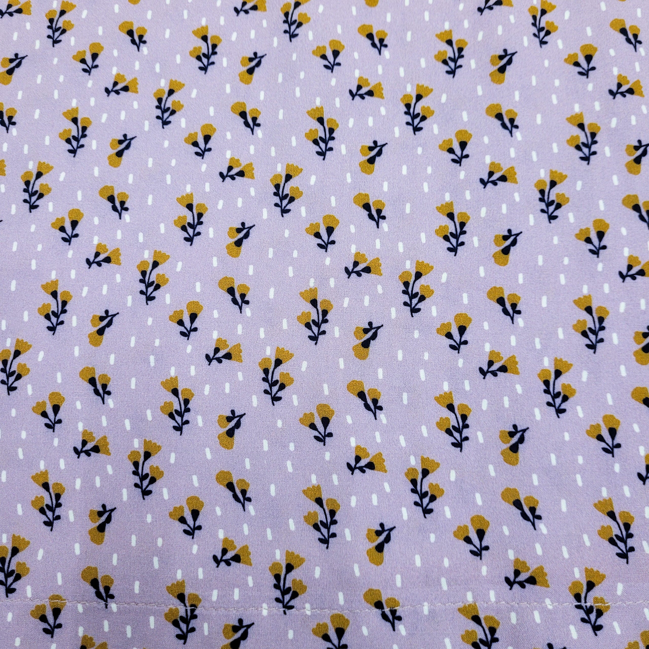 Viskoserock 'Blümchen WALTZ altrosa'