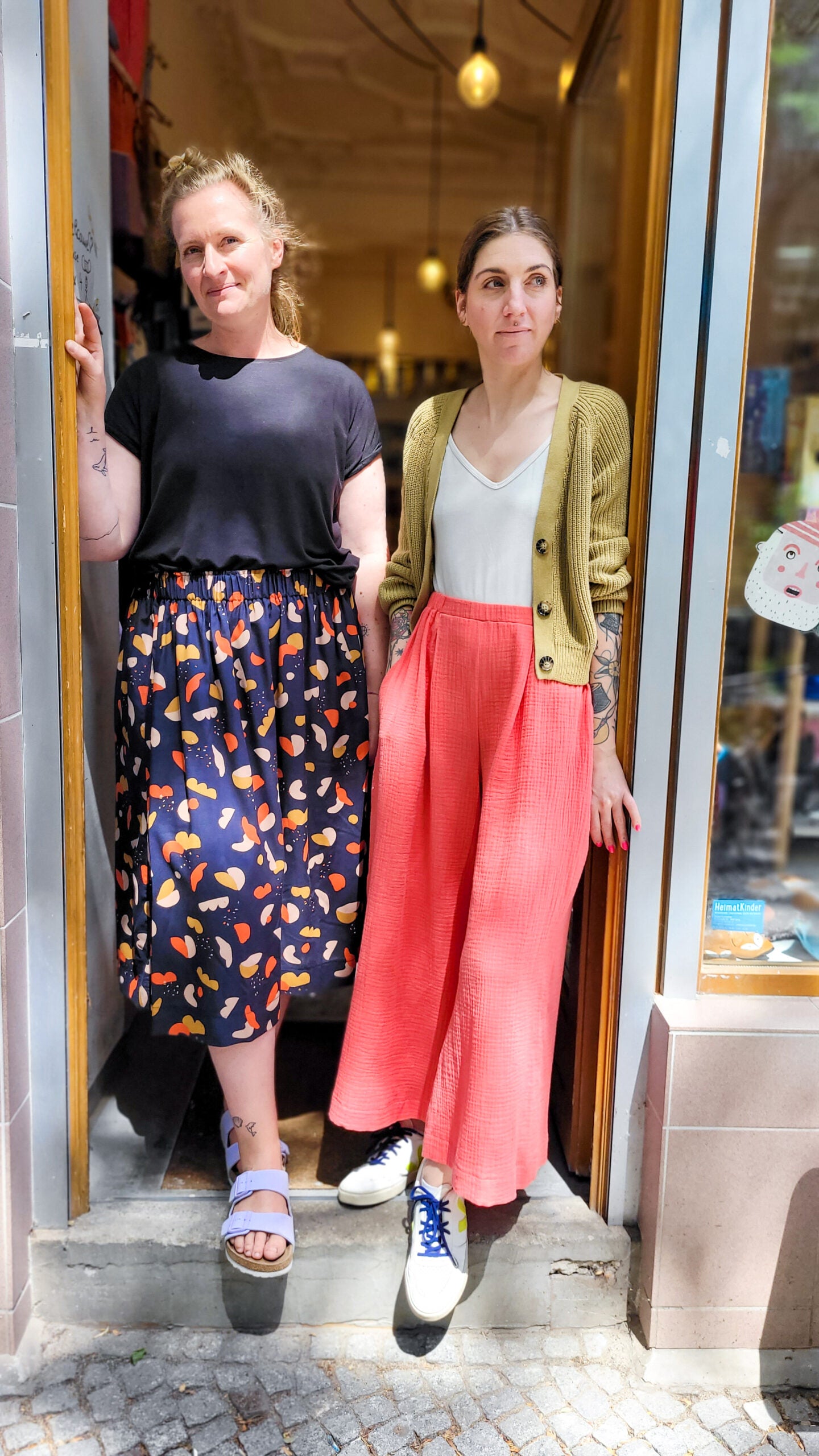 Culotte Musselin Damen Koralle