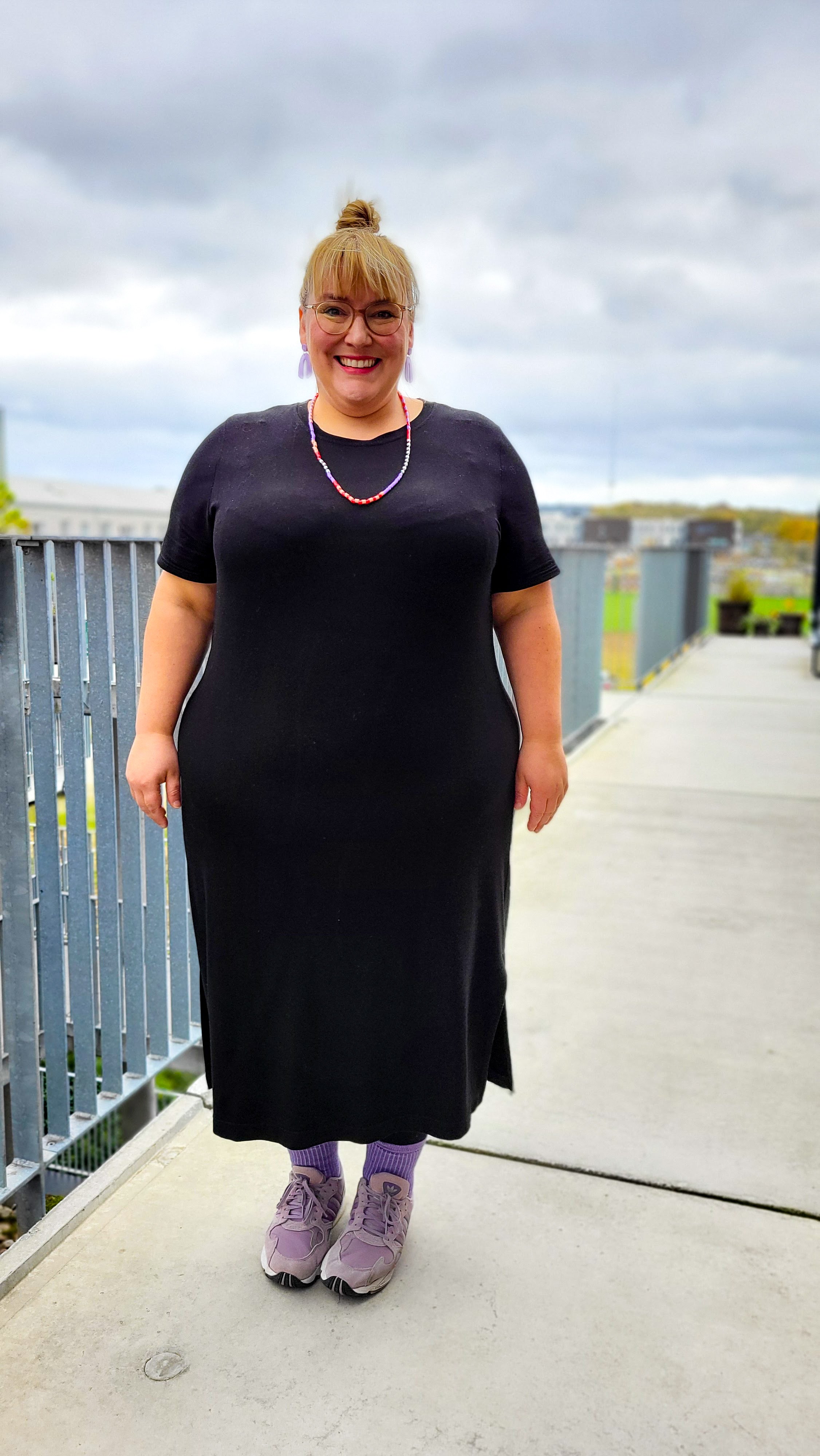 Shirtkleid uni - diverse Farben