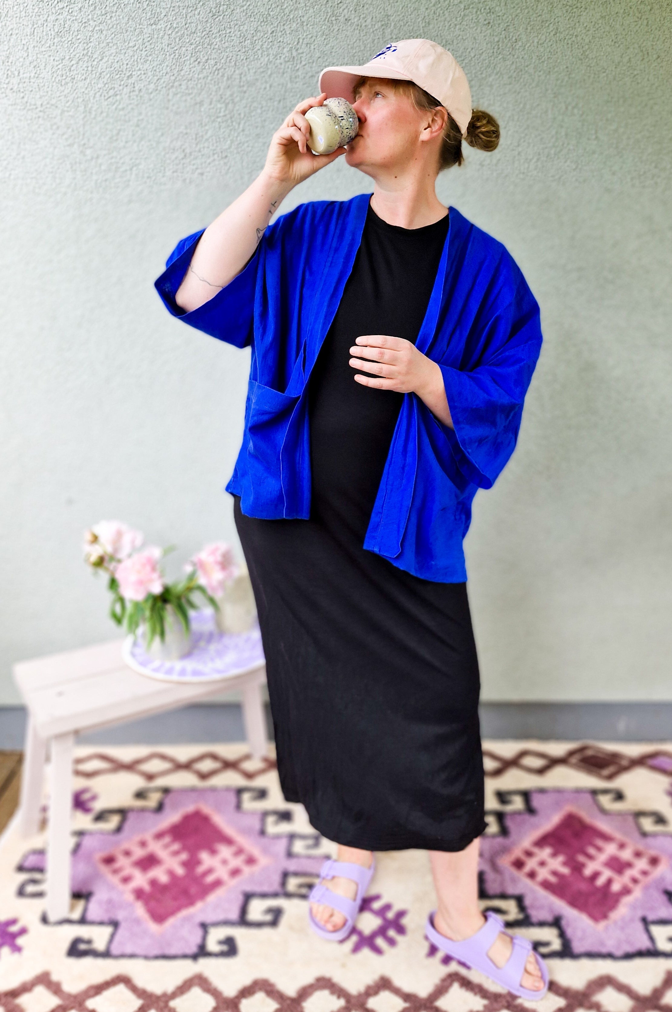 studio du. Shirtkleid uni Bambus - diverse Farben