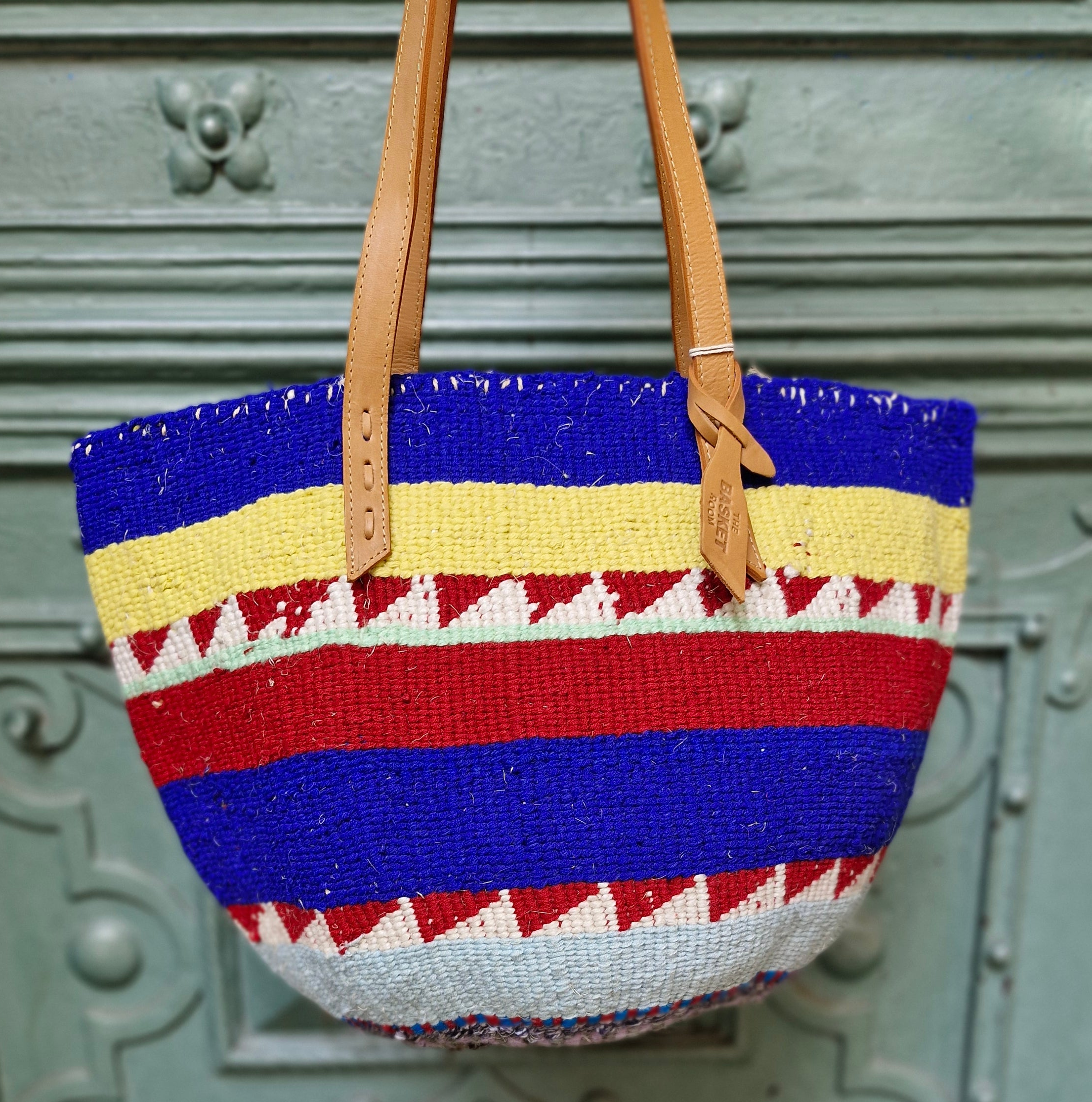 The Basket Room 'Nifty Knit' Tragetasche -unterschiedliche Farben-