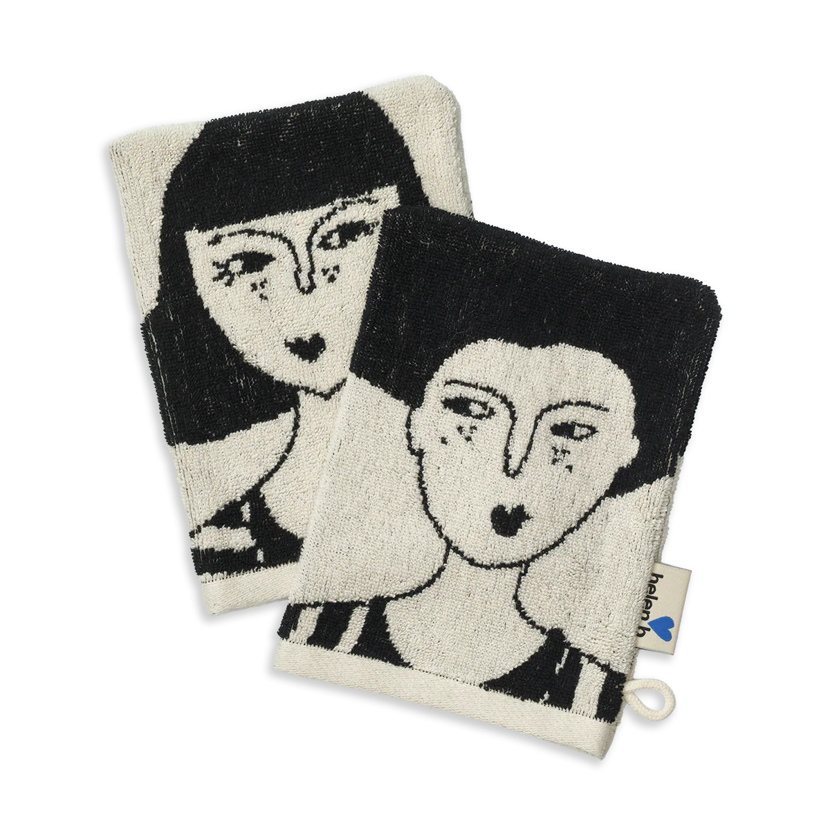 Helen B Waschlappen Set 'Lou & Lenny'