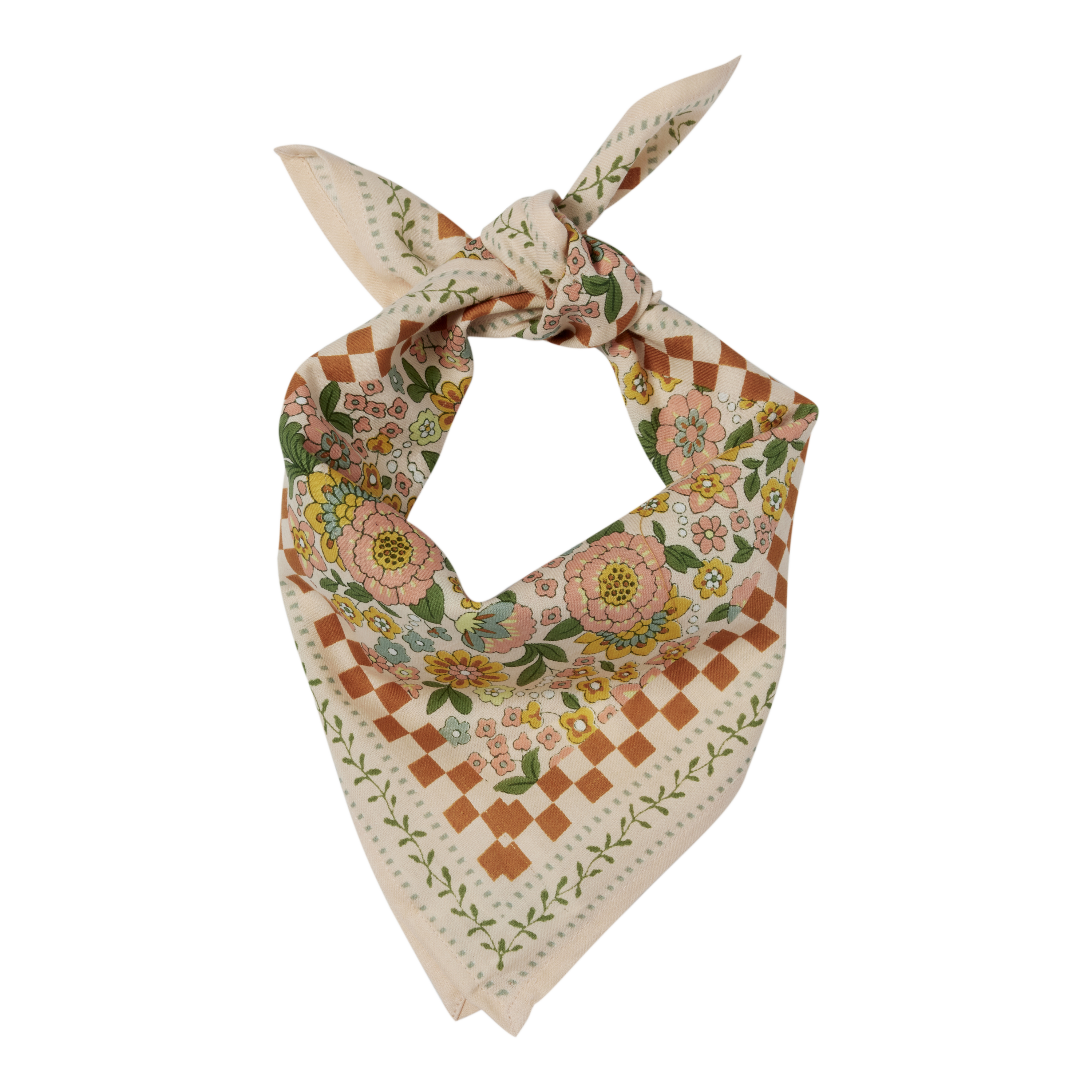 Kleines Tuch - 'Amaia Rose/Corail' Bonheur du jour