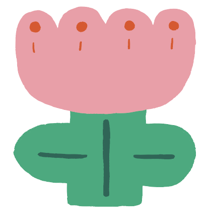 Ausstanzkarte 'Blume' Donna Wilson