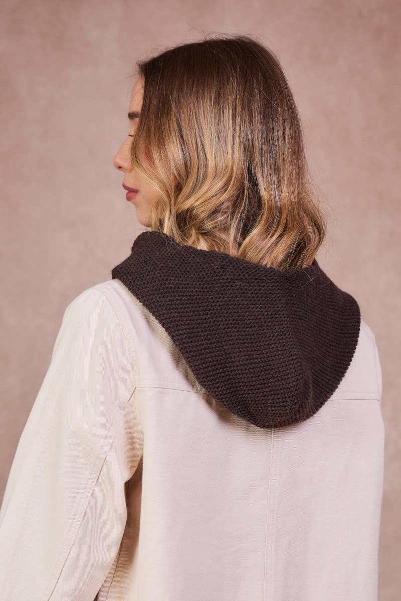 "Hood" Kapuzenschal Mütze Wolle