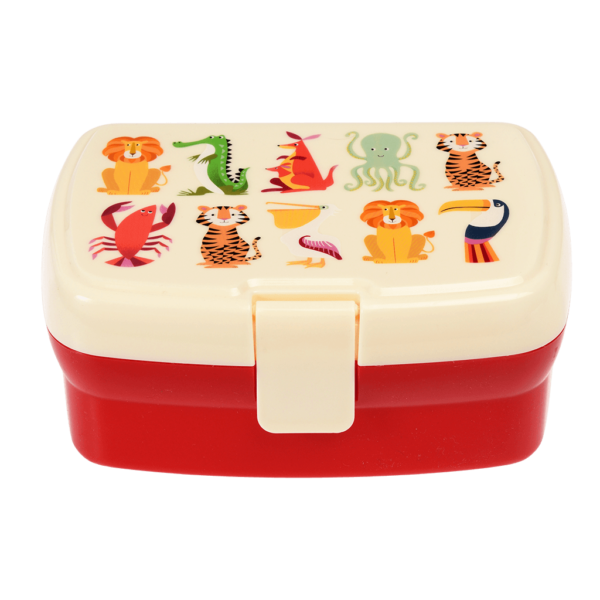 Lunchbox mit herausnehmbarem Fach 'Colourful Creatures'