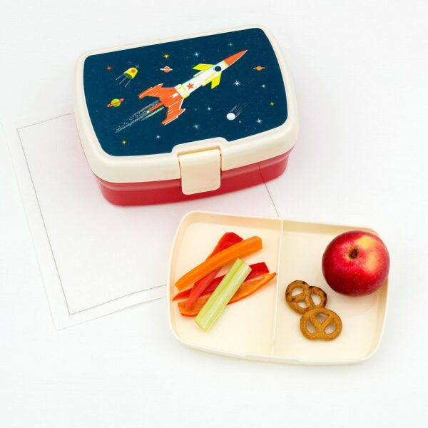 Lunchbox Mit Herausnehmbarem Fach 'Space Age'