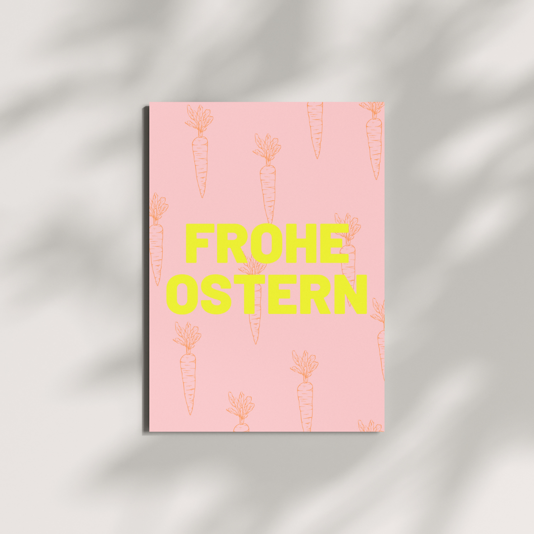Postkarte - FROHE OSTERN HerrundFrauHempel