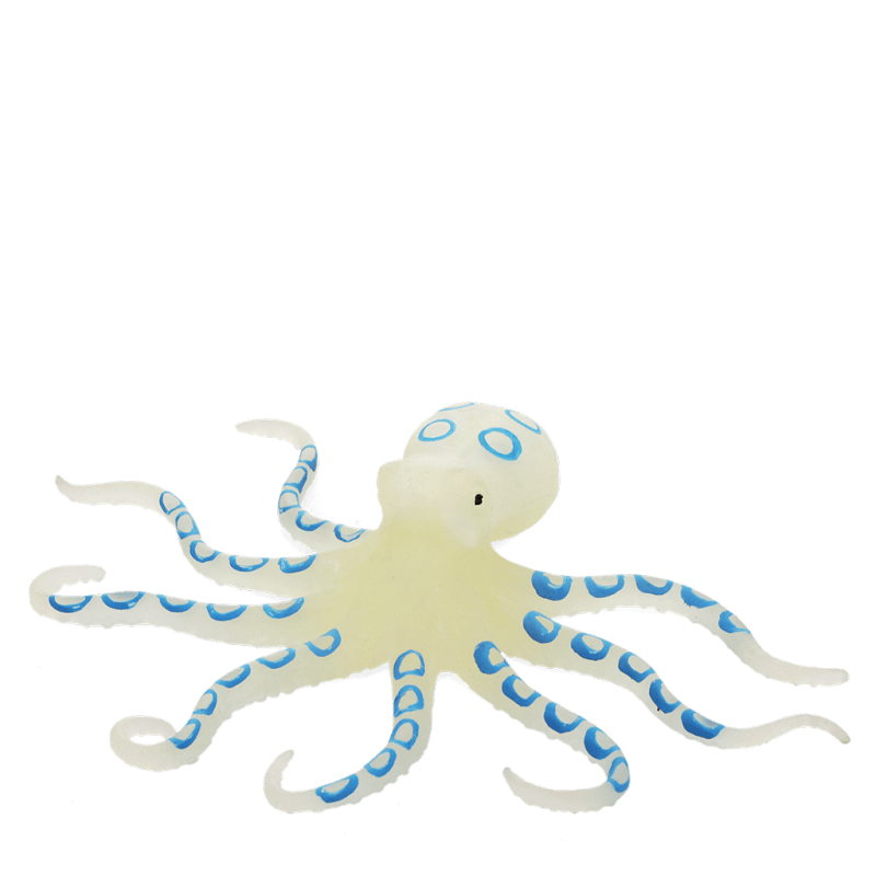Im Dunkeln leuchtendes Squishy-Spielzeug - Oktopus