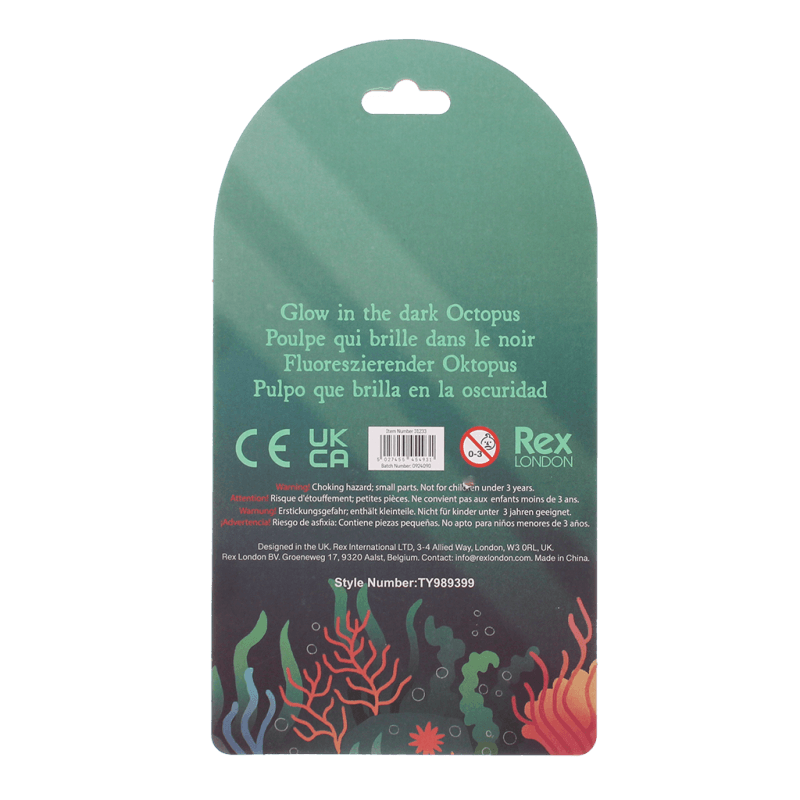 Im Dunkeln leuchtendes Squishy-Spielzeug - Oktopus