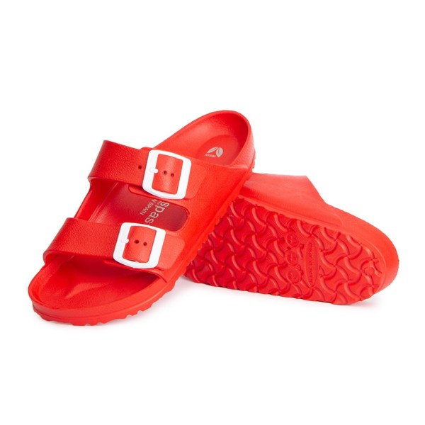 VEGANE BIO EVA SANDALE COACHELLA AVISPAS Farbe rot