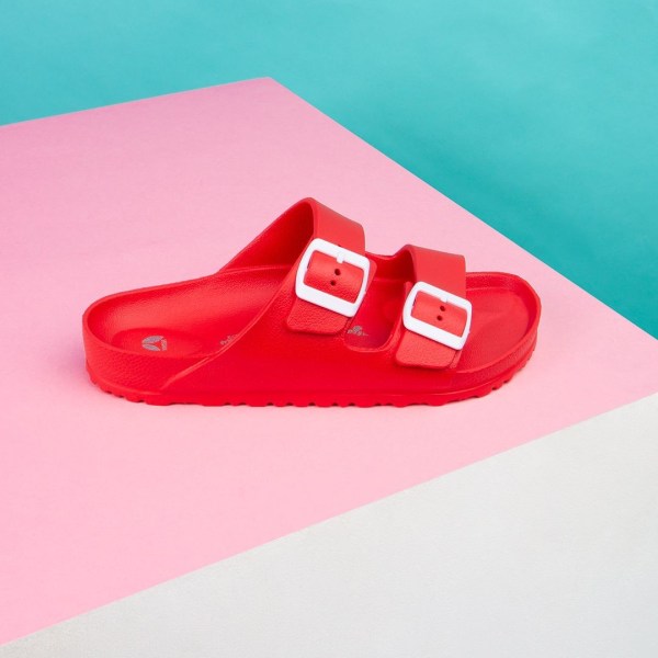 VEGANE BIO EVA SANDALE COACHELLA AVISPAS Farbe rot