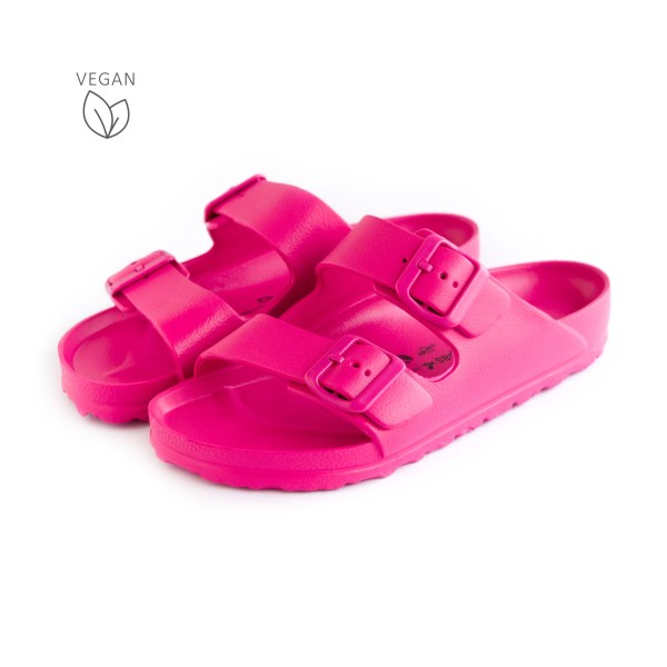 VEGANE BIO EVA SANDALE COACHELLA AVISPAS Farbe Fuxia Fuchsia