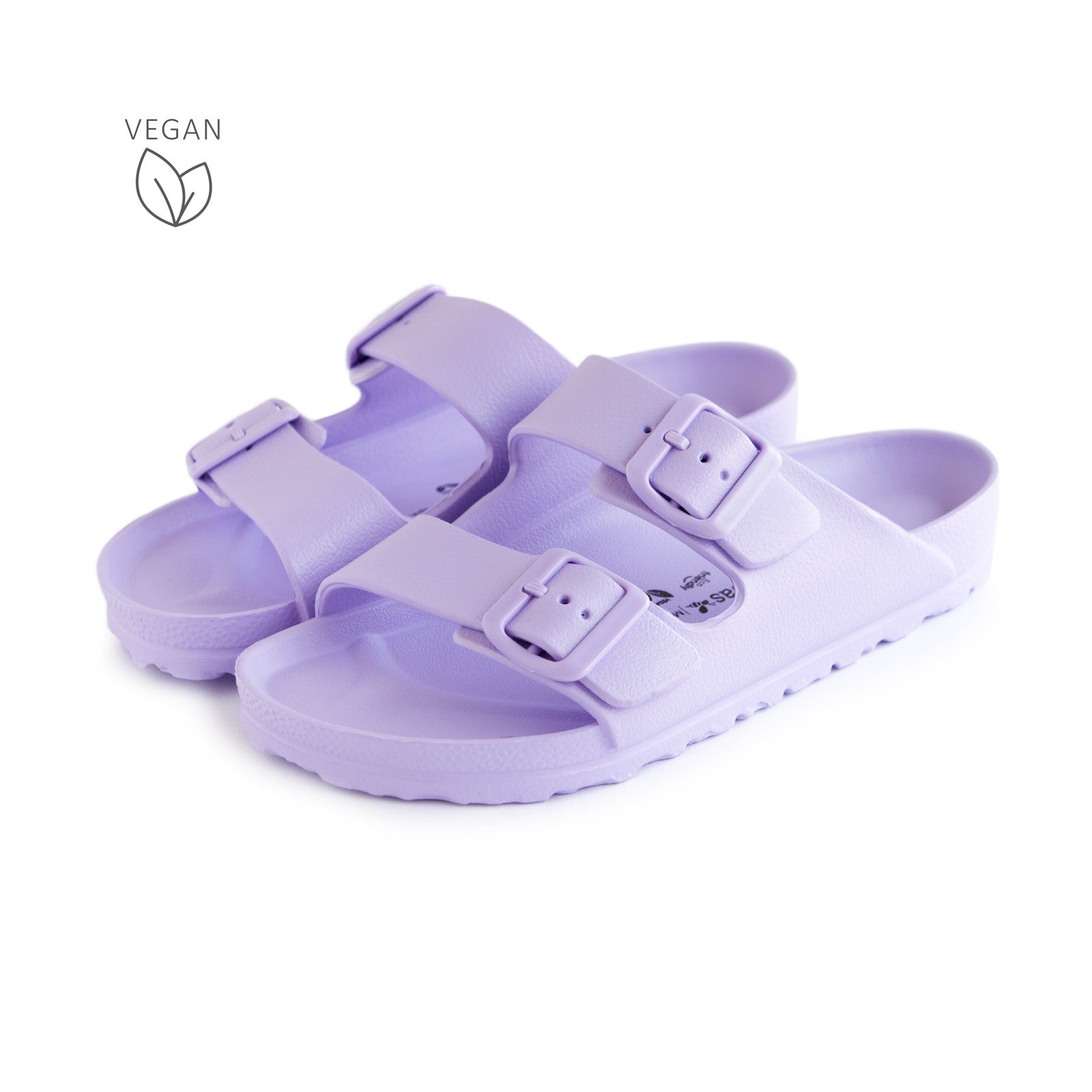 VEGANE BIO EVA SANDALE COACHELLA AVISPAS Farbe Flieder