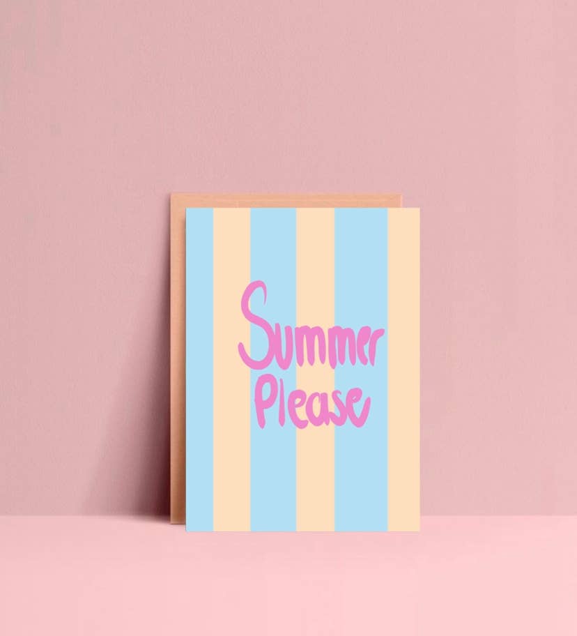 Summer Please Postkarte
