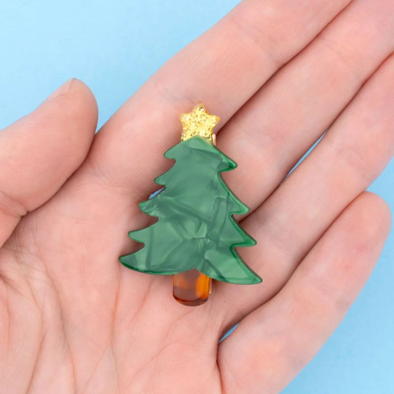 Coucou Suzette Haarclip 'Tannenbaum'