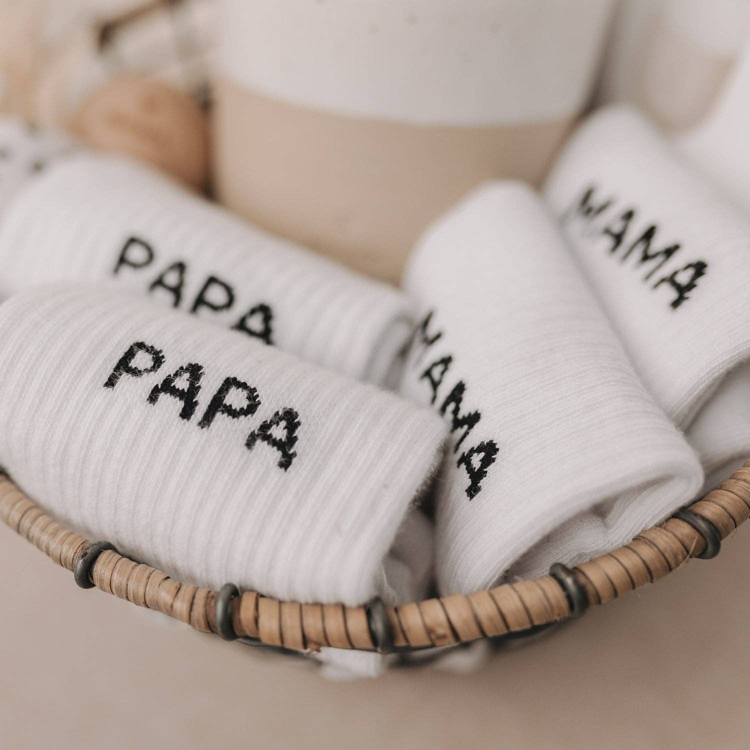 Socken 'Papa' Eulenschnitt