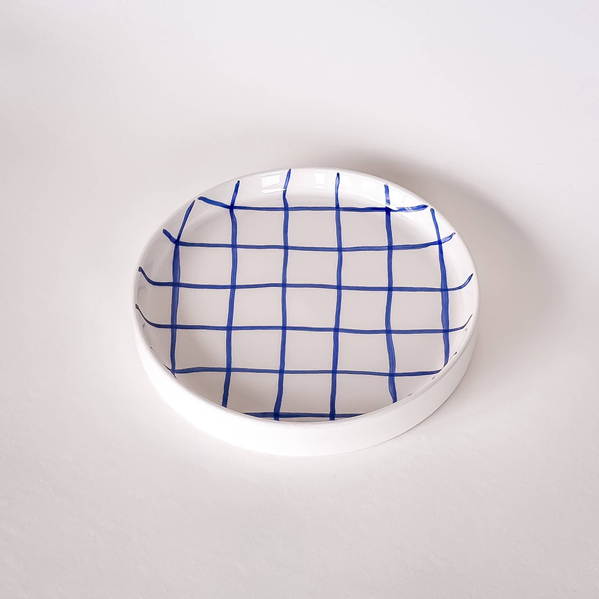 Teller klein Grid - mare blue Magazin Minori