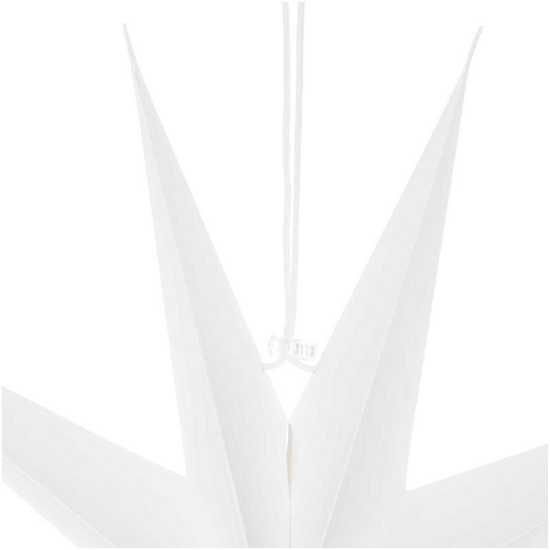 Papierstern Auffaltbar 'weiß' (45cm)