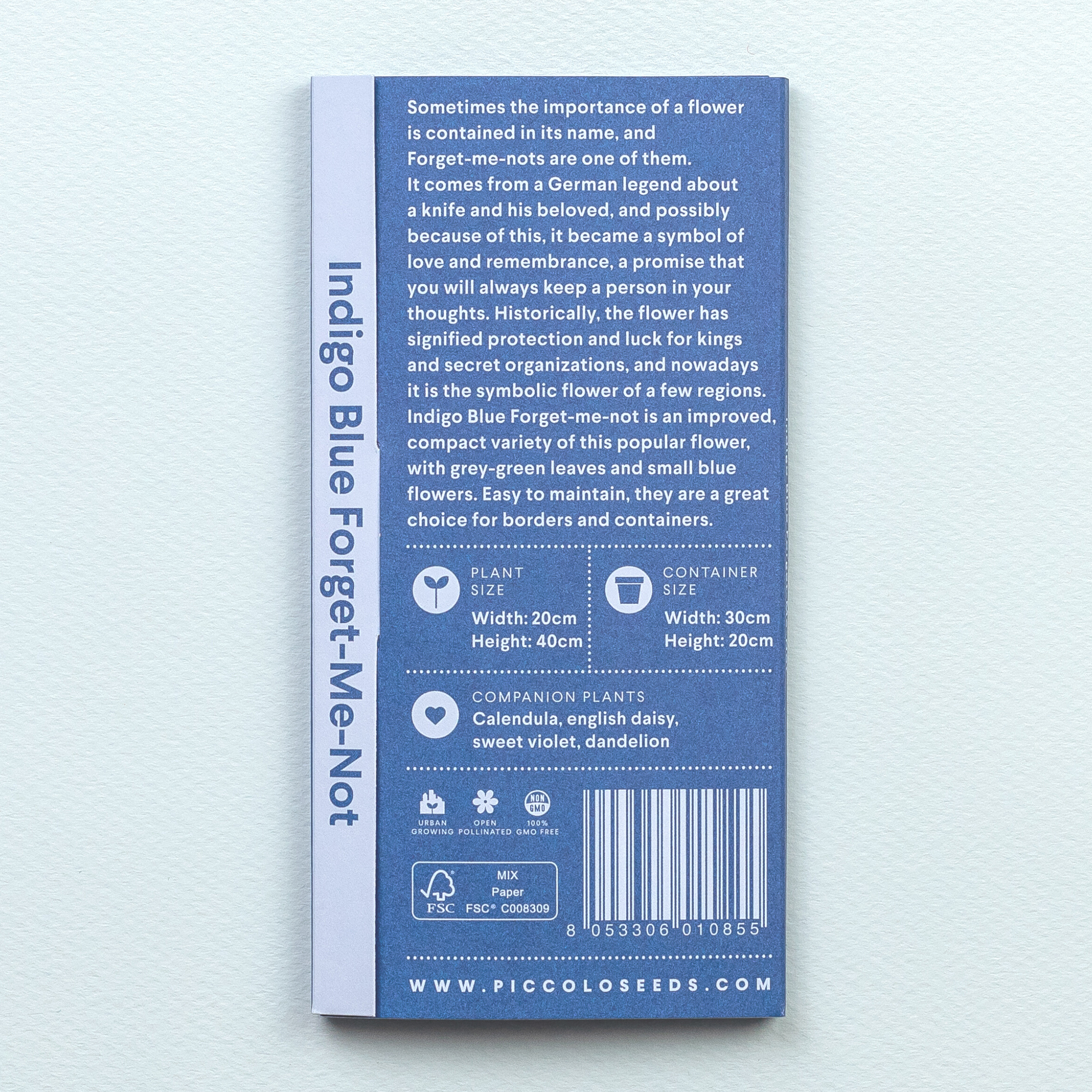 Vergissmeinnicht Indigo Blau Piccolo Seeds