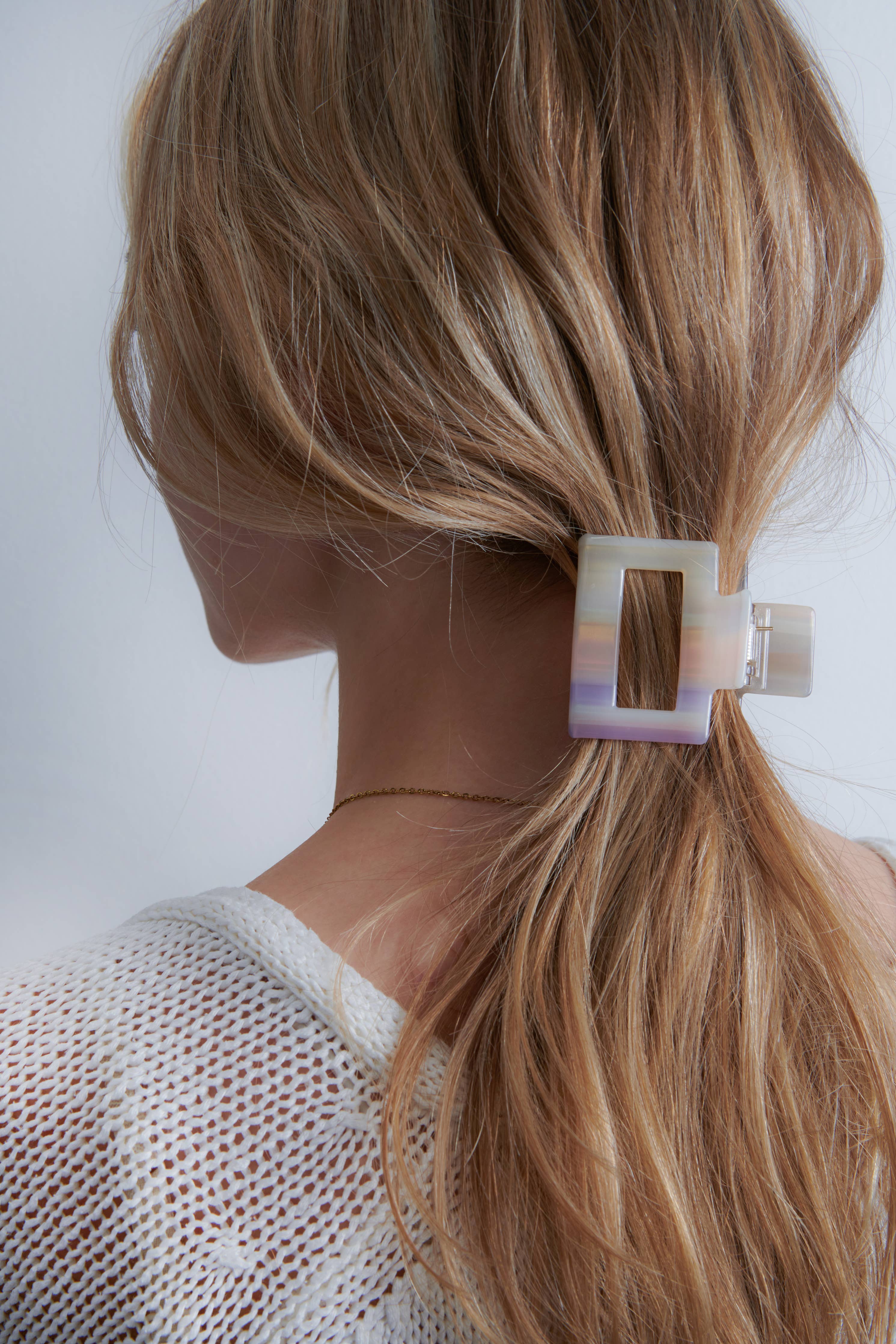 Haarspange Quadrat Einhorn by Vivi.