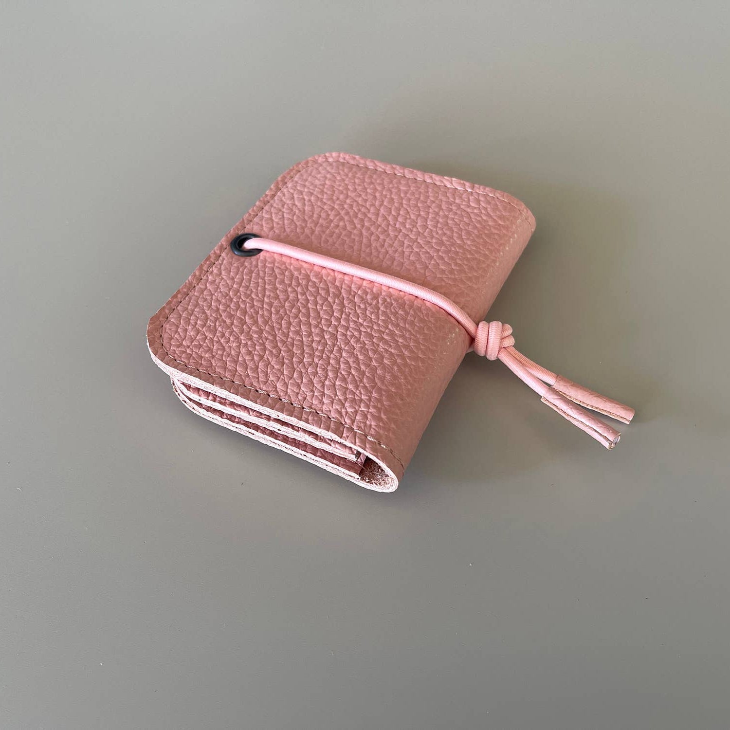 KNOT Geldbörse Mini - Leder - Blüte