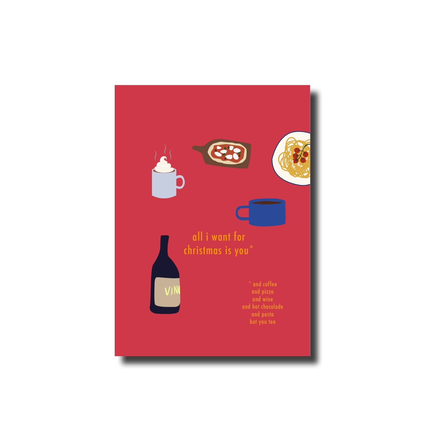 Weihnachtskarte Weihnachten · Alles, was ich mir zu Weihnachten wünsche