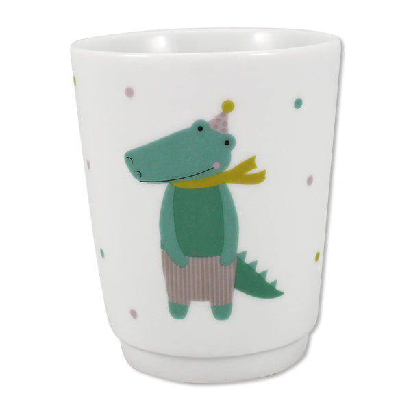 Porzellanbecher 'Krokodil' AvaundYves