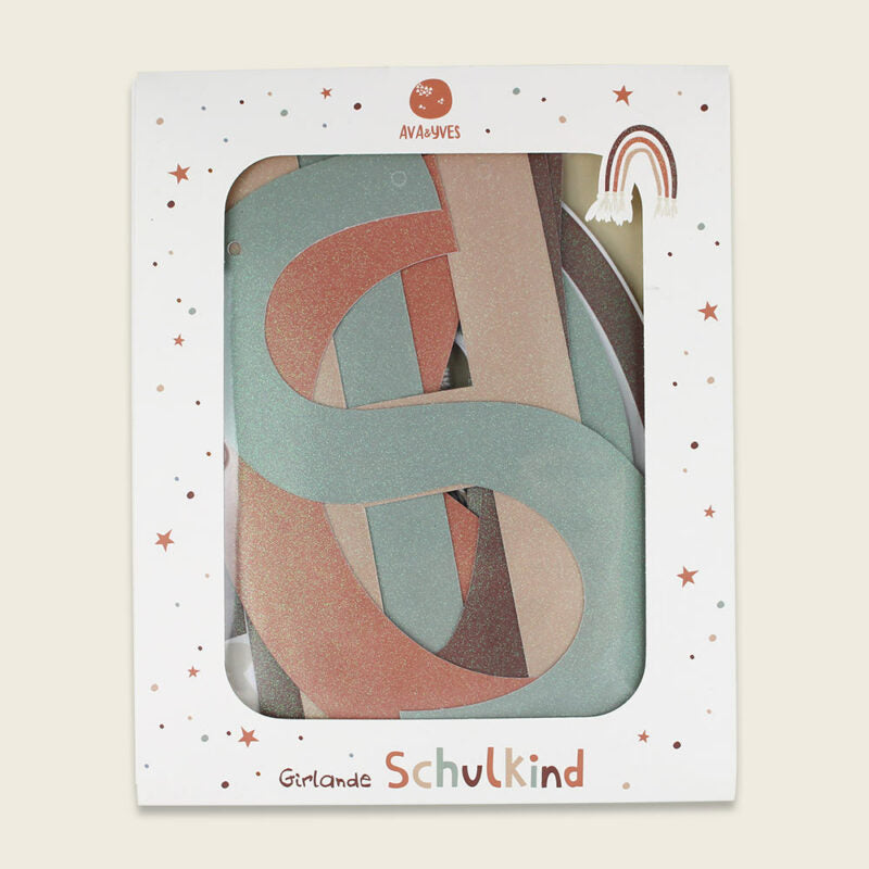 Girlande 'mit Glitzer (Under the Sea) – Schulkind' AvaundYves