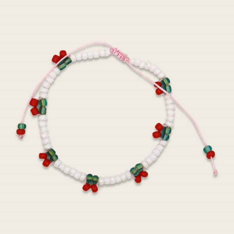 Ava&Yves Perlenarmband 'Kirschen'